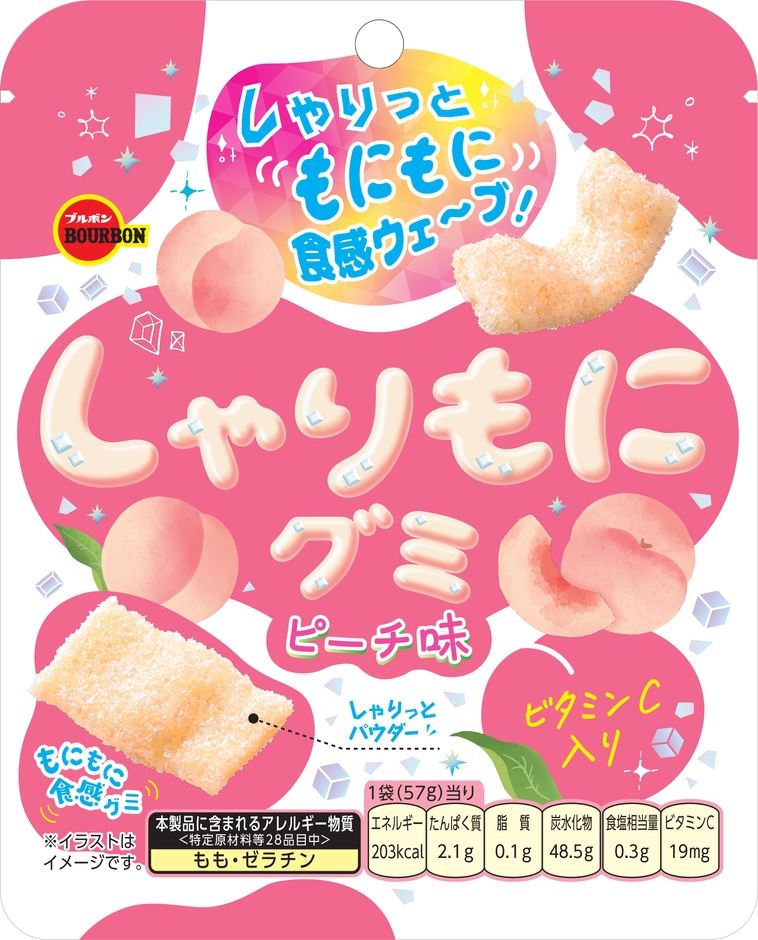 しゃりもにグミピーチ味
