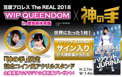 AKB48グループメンバーによるリアルプロレス対決 豆腐プロレス The REAL 2018  WIP QUEENDOM in 愛知県体育館コラボスタート！