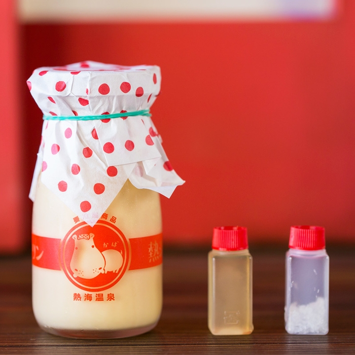 熱海プリン だいだいソースと井田塩