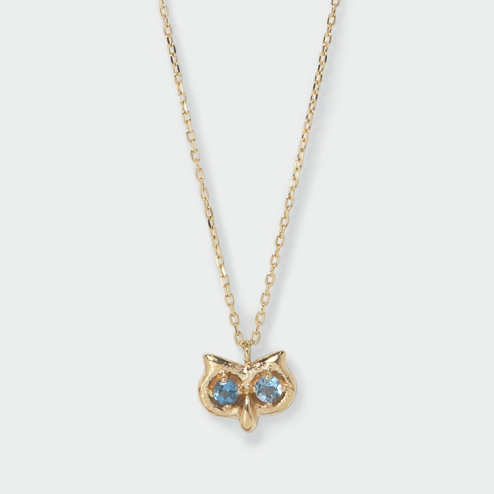 ネックレス K10YG アクアマリン ¥70,400