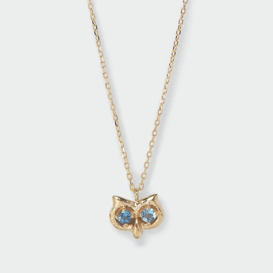 ネックレス K10YG アクアマリン ¥70,400