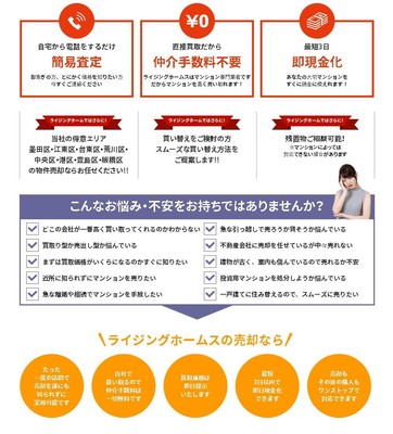 ◆ライジングホームスの買取りをまとめると…