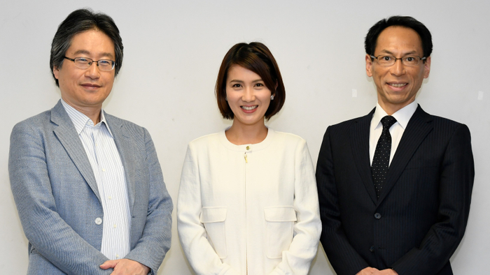 左から岡崎良介さん、松尾英里子さん、鈴木一之さん