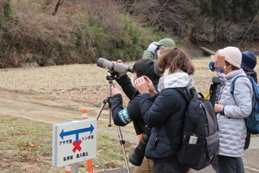 【小山田緑地】2月18日 （土）「里山カレッジ講座 野鳥観察会」を開催します！