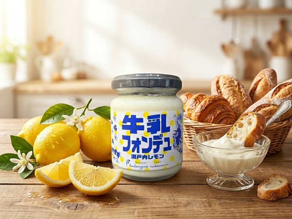 牛乳フォンデュ瀬戸内レモン風味