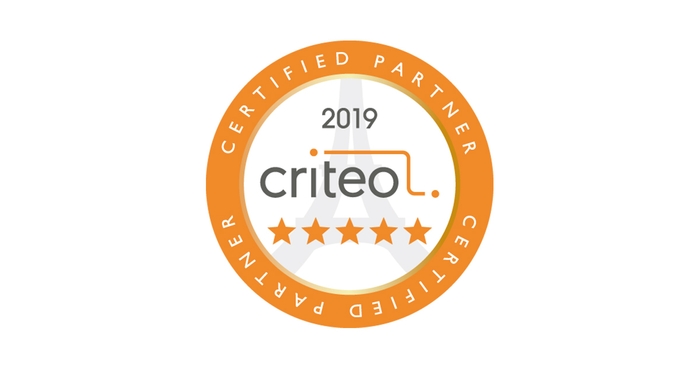 Criteo Certified Partners ファイブスター(★★★★★)