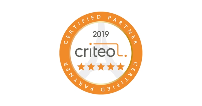 Criteo Certified Partners　ファイブスター（★★★★★）