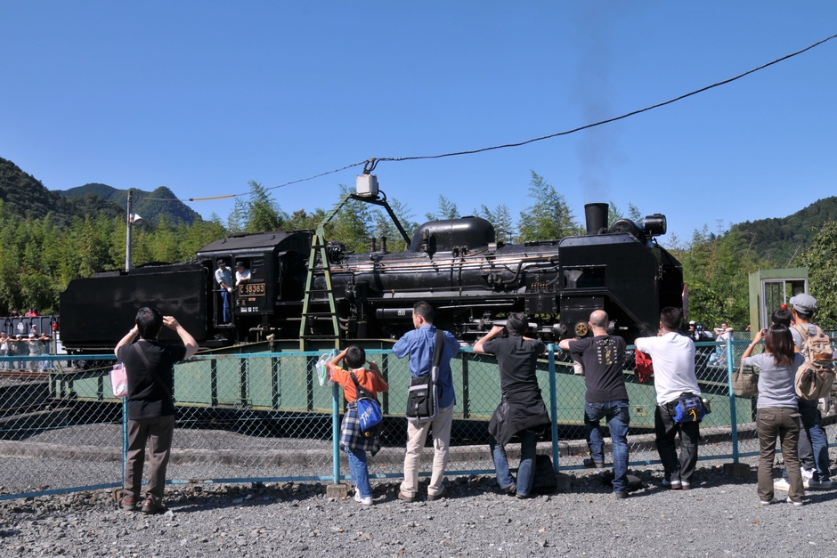 SL転車台公園・転車作業イメージ