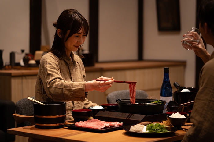 写真9：部屋食スタイルのご夕食 イメージ