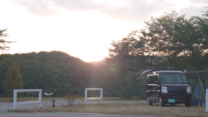 キャンピングカーも安心して泊まれます