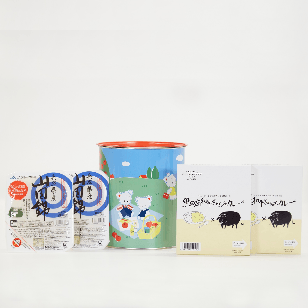 黒田庄和牛ぎゅぎゅっとカレーセット ★ファミリア缶ストッカー付き★ (JAみのり)