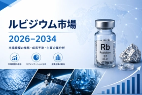 ルビジウム市場規模、年平均成長率（CAGR）3.02%で推移し、2034年には4.06キロトンに達する見通し