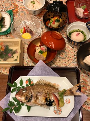 桜鯛の塩焼き