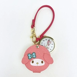 サンリオキャラクターたちのフェイスデザインがラブリーすぎる。時間を確認する際に、愛らしくも便利なフェイスダイカット ウォッチです。