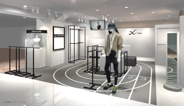 B1階 CW-X 店内イメージ