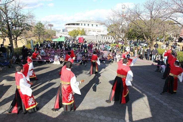 屋外イベント出演の様子