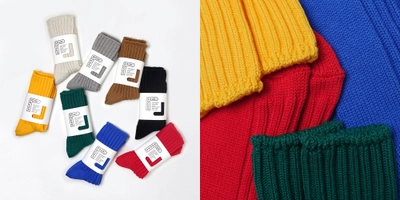 奈良県の靴下工場のローゲージソックスブランド・SOUKI SOCKSの定番リブソックス「PUFFY コットン」に新色を追加
