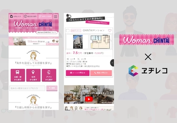 CHINTAIが運営する「Woman.CHINTAI」に 自動最適化レコメンデーションサービス「ヱヂレコ」を導入