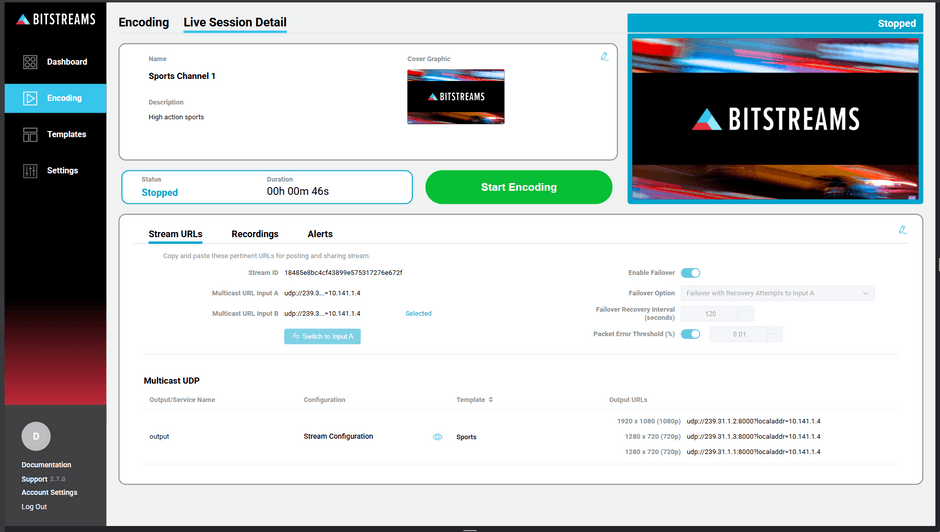 Bitstreams - 画面例2