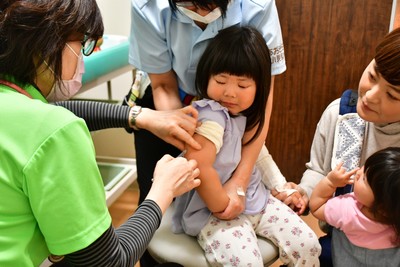 予防接種の様子(2)