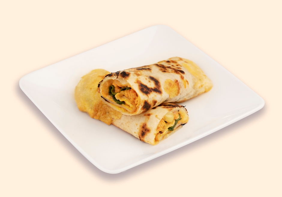 「チキン蛋餅(だんぴん)」単品フルサイズ 420円