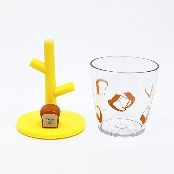 パンどろぼうのミニうがいコップとスタンド