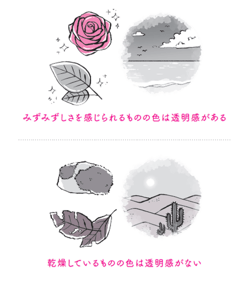 どんな色を選ぶべきか　イラスト：千坂まこ