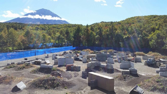 富士山の麓でサバイバルゲームを！