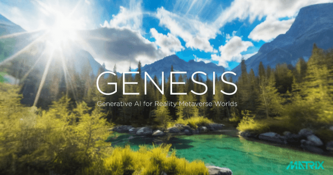 リアリティ・メタバースワールド生成AI『Genesis』