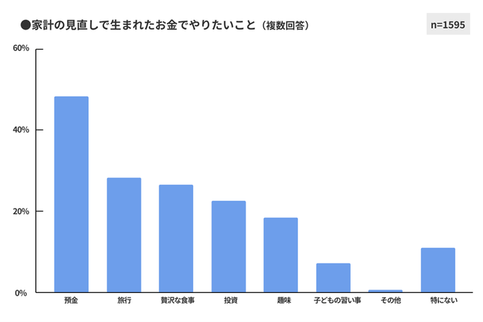 図10 家計の見直しで生まれたお金でやりたいこと