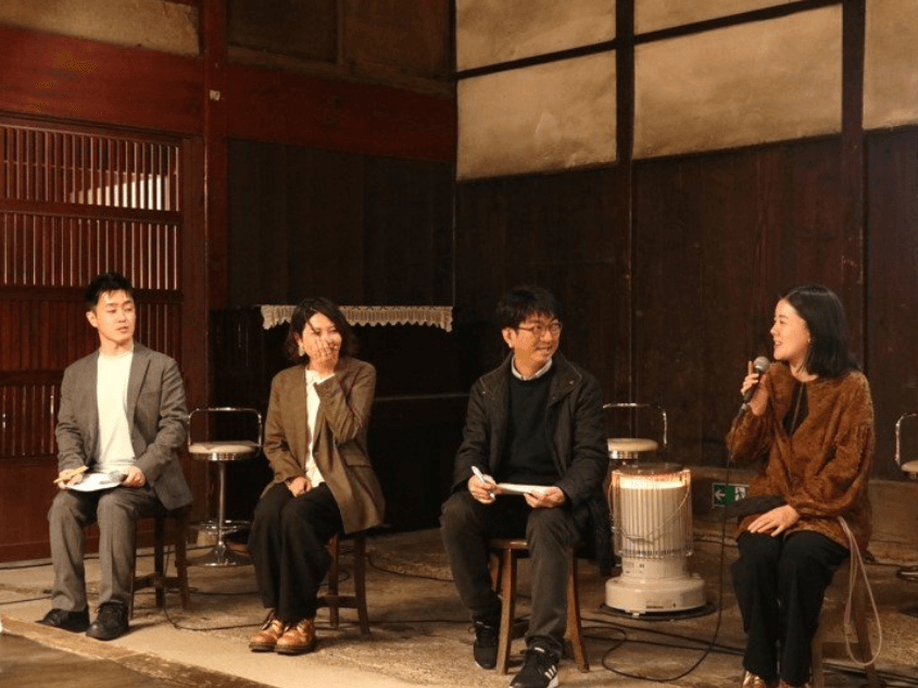 今年度の「持続可能な魅力ある田園地域創出事業」にチャレンジした(右から)水戸田、船峅、桐谷、庄川各地域のメンバーたち