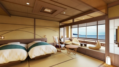 全面リニューアル! 海側客室※完成イメージ
