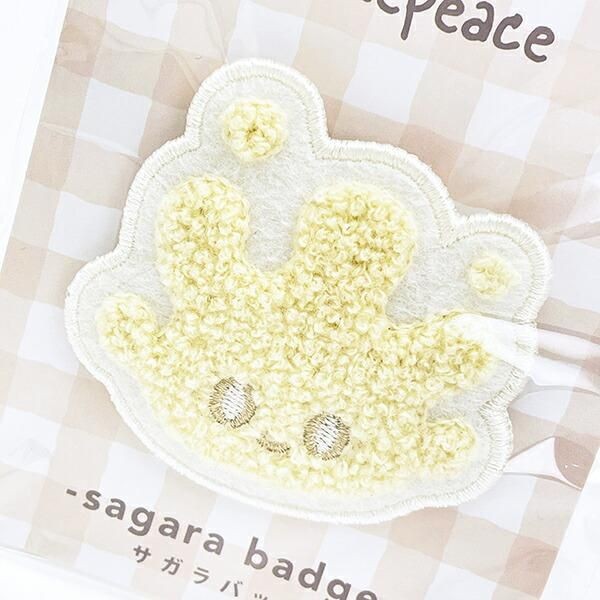ポケピースのサガラ刺繍バッジ