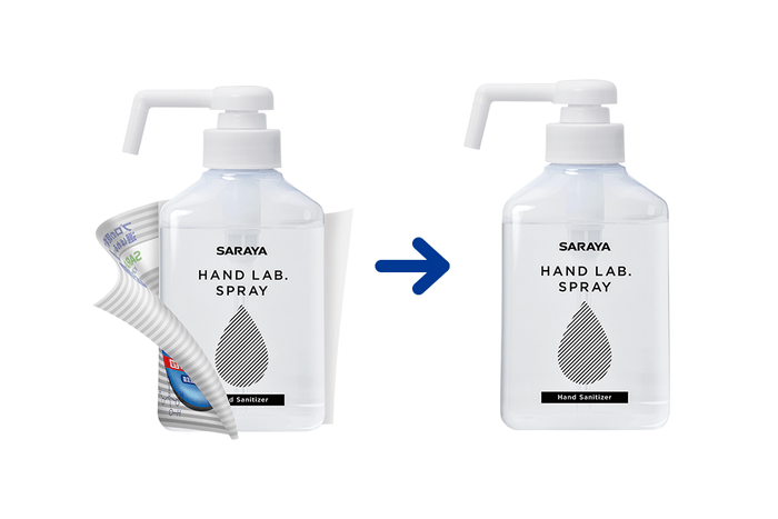 SARAYAハンドラボ 手指消毒スプレーVH 変身ボトル