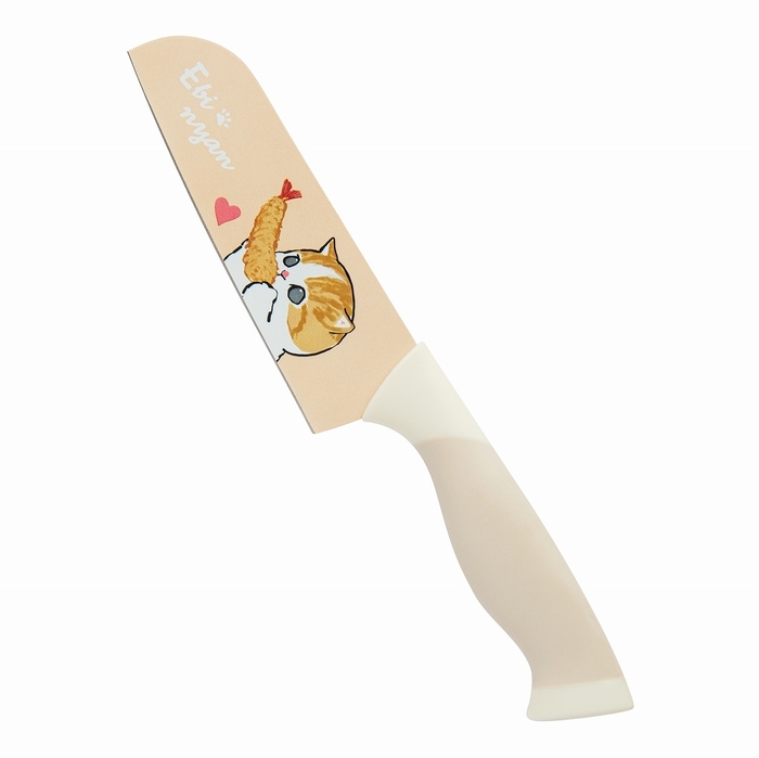 mofusand三徳包丁 えびにゃん(表側)