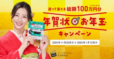 送って当たる総額100万円!「年賀状お年玉キャンペーン」