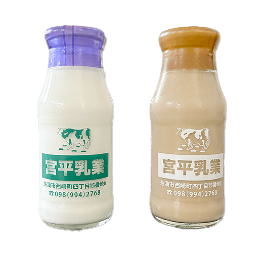 2025年 瓶牛乳とカフェ瓶