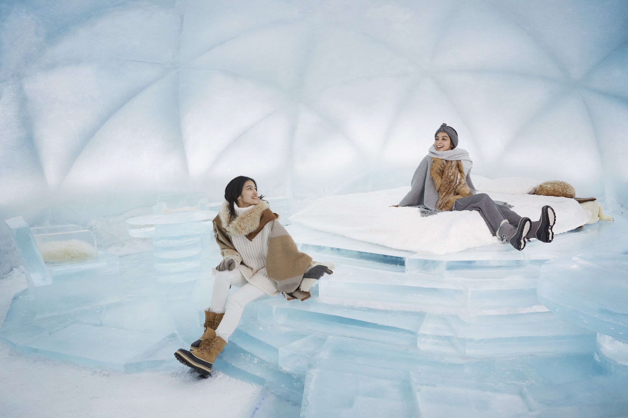 星野リゾート　トマム　愛犬も一緒に幻想的な氷の世界を楽しめる 全てが氷で造られた「氷のホテル」で宿泊体験を実施　期間：2021年1月18日～2月28日