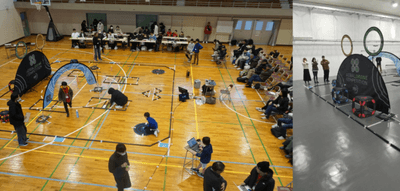 写真左) 第二回西日本大会、写真右) 第二回 東日本大会の様子