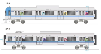 ≪ラッピング車両(イメージ)≫