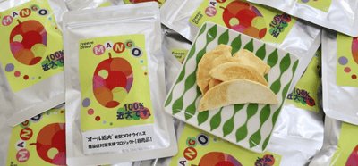 フリーズドライマンゴー 100%近大です。