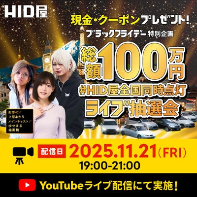 総額100万円争奪ライブ抽選会