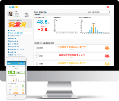 Pep Up画面イメージ