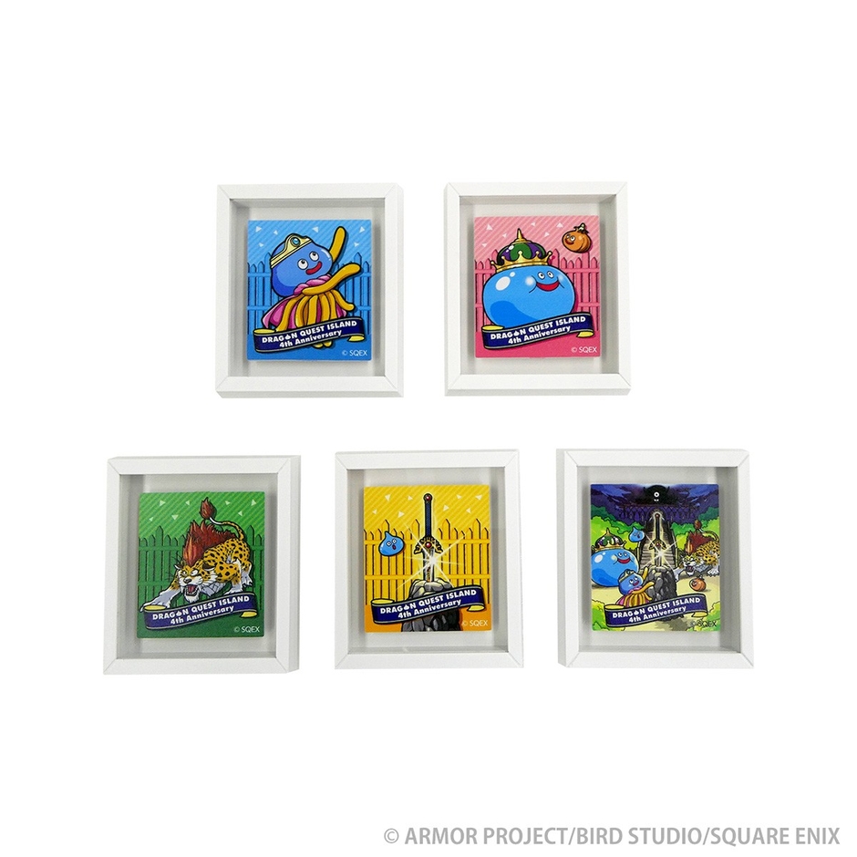 ▲「ドラゴンクエスト アイランド」4周年記念 フレームマグネット(全5種ランダム)/880円(税込)