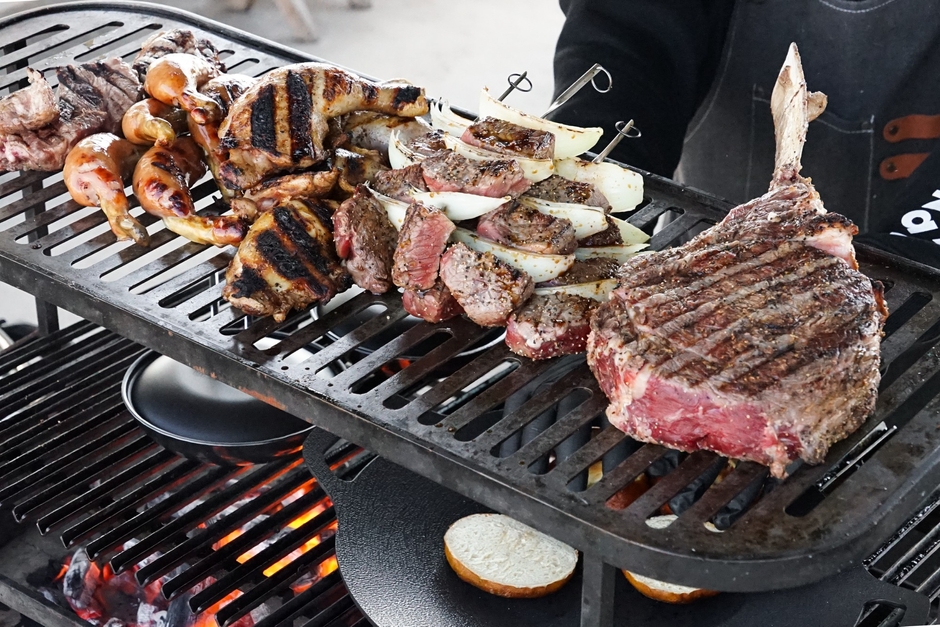 その場で焼き上げて提供
