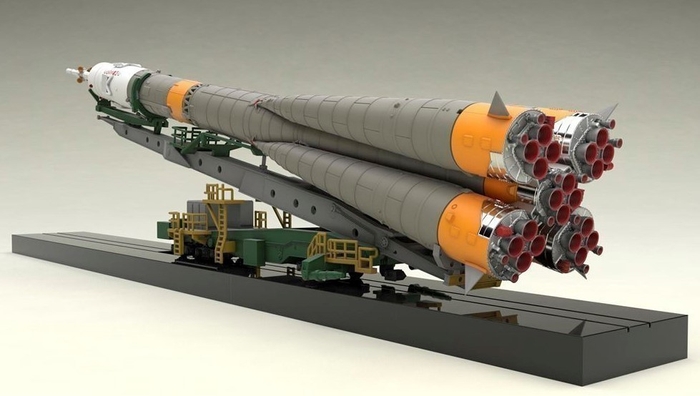 ソユーズロケット+搬送列車 画像002