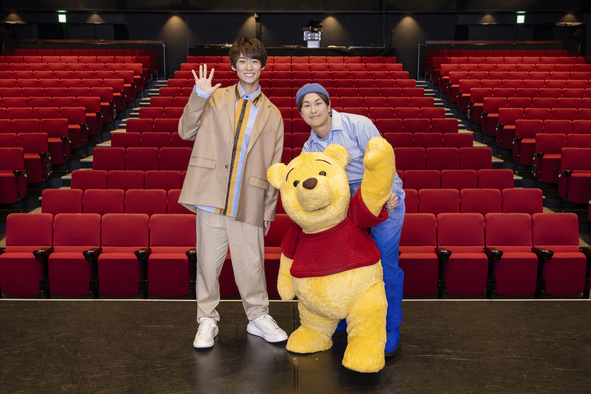 まもなく開幕!新作ミュージカル「ディズニー くまのプーさん」 公演アンバサダー福尾誠が作品の魅力を語る! さらにプーさんとの2ショットが到着!