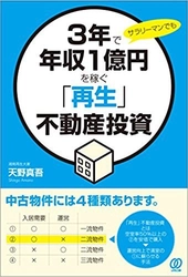 健美家が天野真吾さんの書籍をプレゼント 『3年で年収1億円を稼ぐ「再生」不動産投資』を５名様に