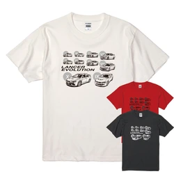Amazon.co.jp に三菱ランサーエボリューションの進化を描いたTシャツが新ラインナップで登場！
