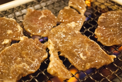 <網焼きジンギスカン>